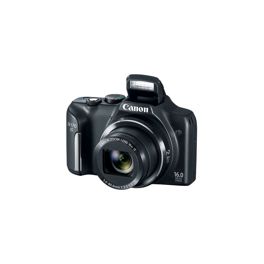 Câmera Digital Canon Powershot SX170IS 16 MP com Zoom Óptico de